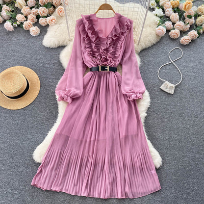 Fashion Summer Women's Long Sleeve Dress