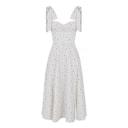 Suspender Dress French Resort Dress