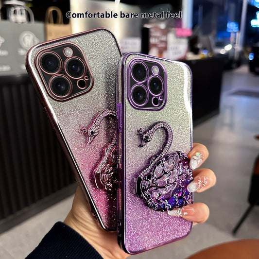 Swan Bracket Phone Case