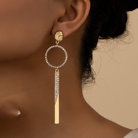 Diamond Elegant Geometric Women's Earrings