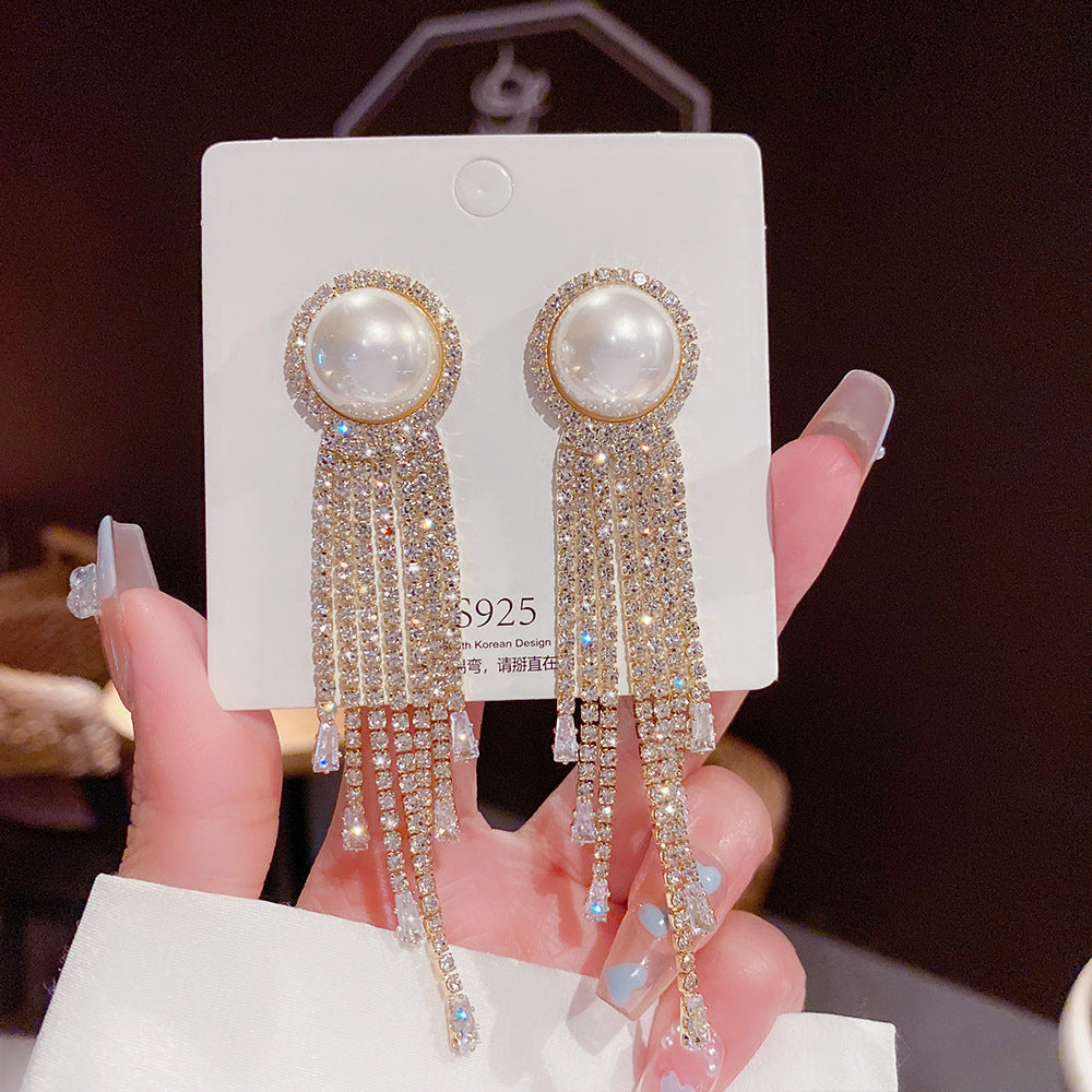 Sterling Silver Pearl Earrings