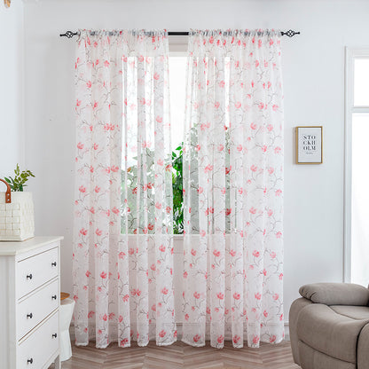 Mesh Curtains Bedroom Light Transmission Decorative Curtain