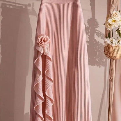 High-waisted, Milky-soft, Sexy Mid-length Skirt