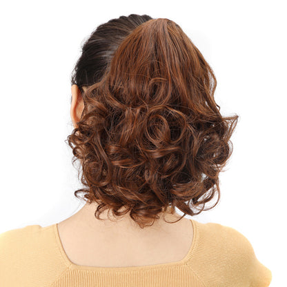 Fake Ponytail Short Curly Hair