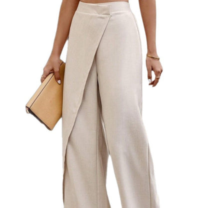 Irregularly Patchwork Suit Pants