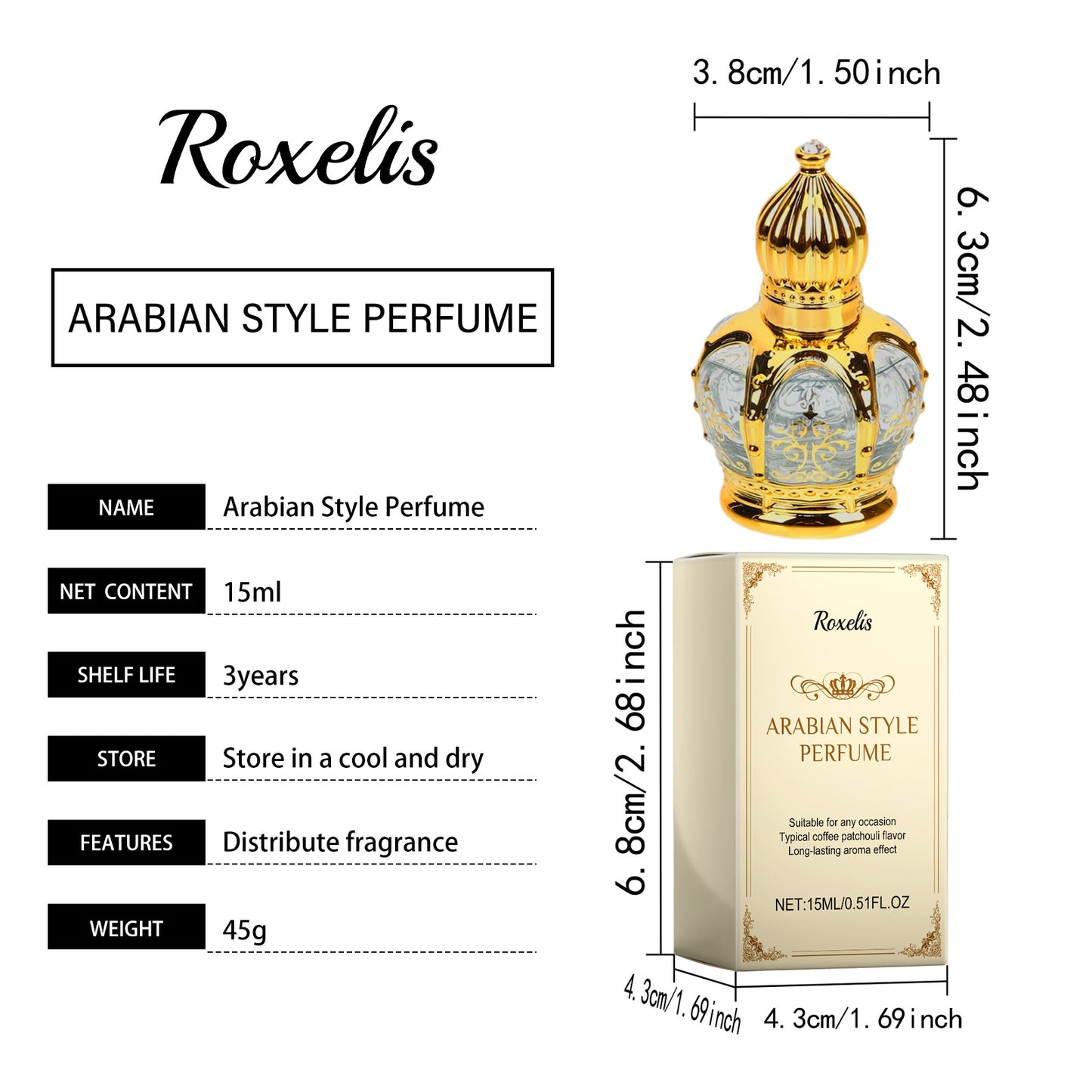 Exquisite Women's Perfume Coffee Patchouli Style Perfume Natural Fresh And Elegant Long Aftertaste Shows The Charm Atmosphere Dating Perfume