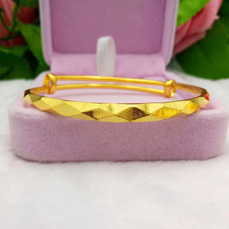 Hot Selling Vietnamese Sand Gold Star Round Belly Bracelet