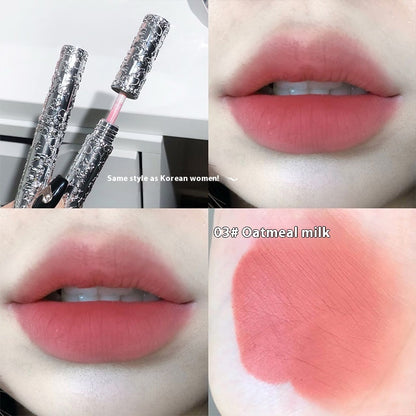 Velvet Mist Lip Mud Matte White Lipstick