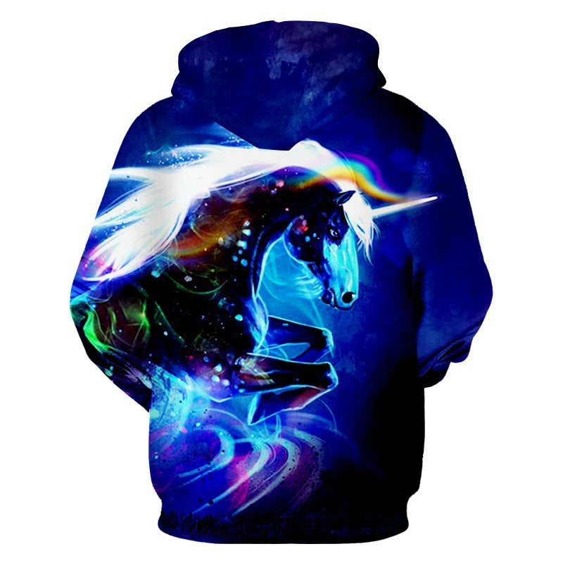 3D Digital Printing Long-Sleeved Sports Sweatshirt