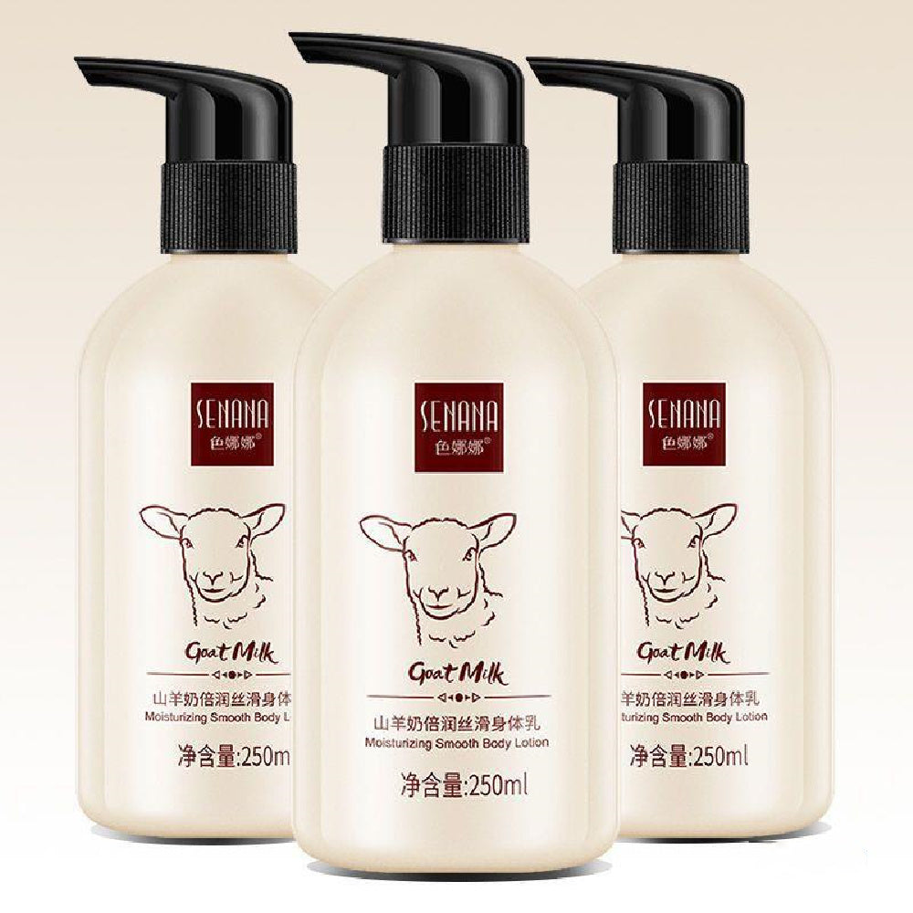 Goat's Milk Body Lotion Hydrating Moisturizing Peeling Chicken Skin