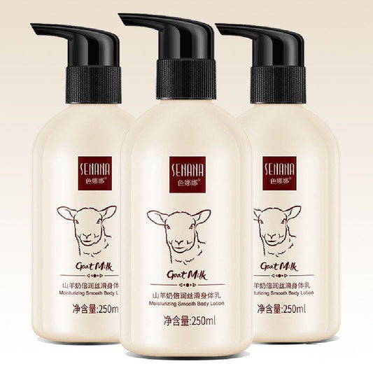 Goat's Milk Body Lotion Hydrating Moisturizing Peeling Chicken Skin