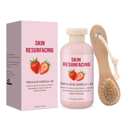 Strawberry Moisturizer 200ml Neutral Packaging With Brush