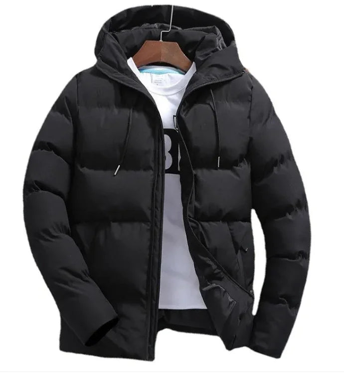 Men's Cotton Padded Hooded Jacket