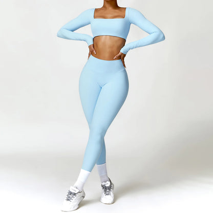 Winter Nude Feel Tight Yoga Suit