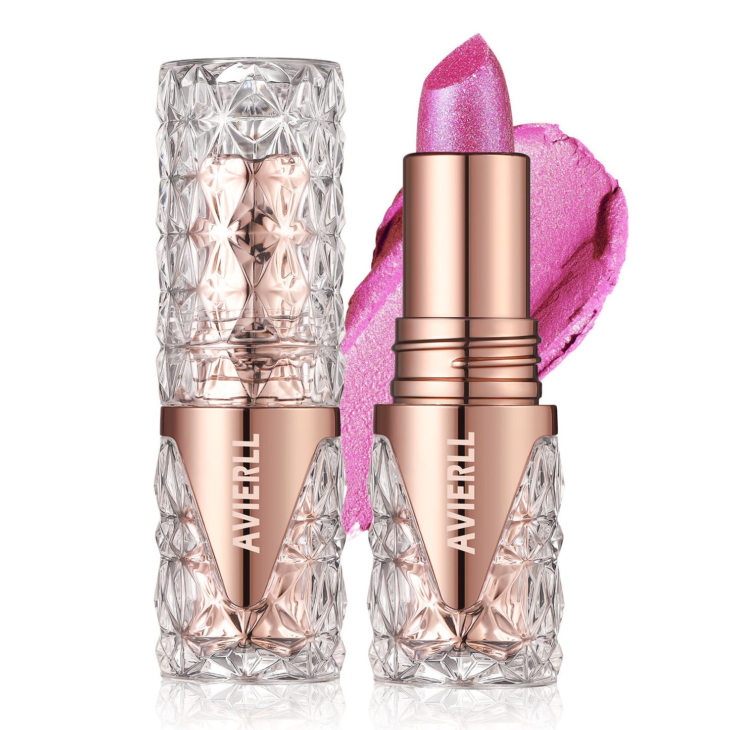 Shiny Lipstick Long Lasting Waterproof Pearlescent