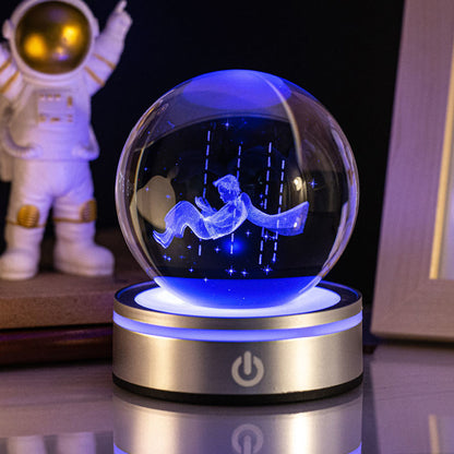 Crystal Ball Starry Sky Desktop Decoration