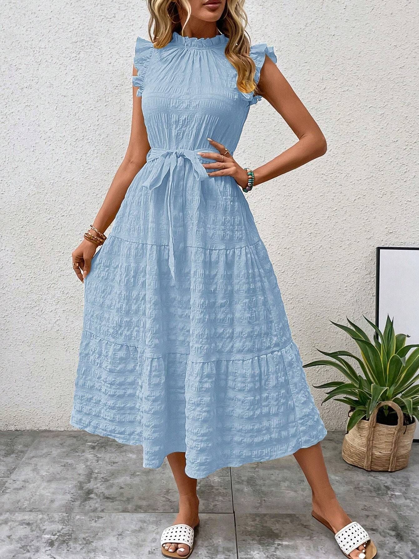 Women's Fashionable Lace-up Dress