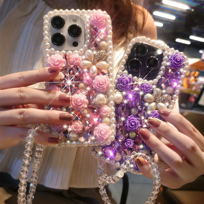 Flower Shiny Phone Case