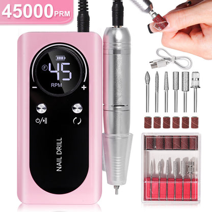 Nail Grinding Machine V2 Electric Rechargeable Nail Grinding Machine Nail Art Tool Suit