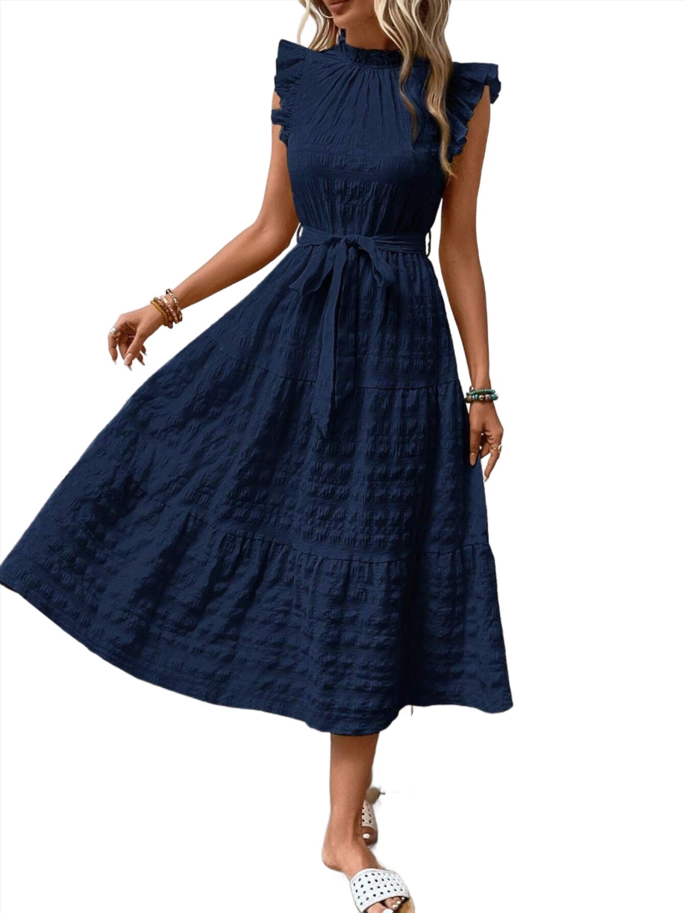 Women's Fashionable Lace-up Dress