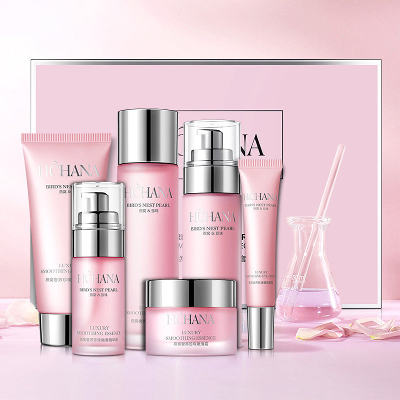 Pearl Tender And Smooth Six-piece Set Hydrating And Nourishing Skin Care Kit