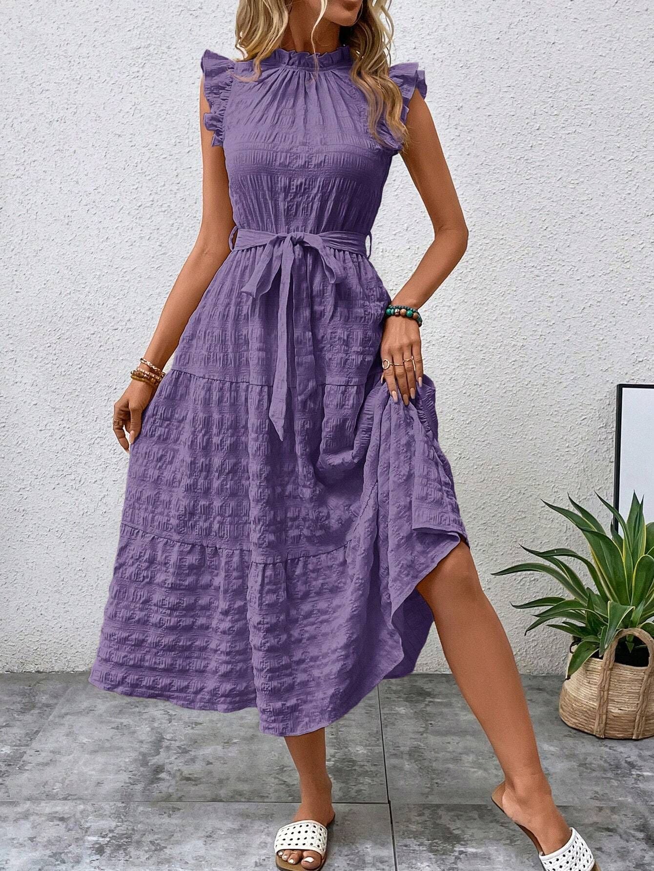 Women's Fashionable Lace-up Dress