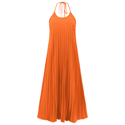 Ladies Fashion Pleated Dress