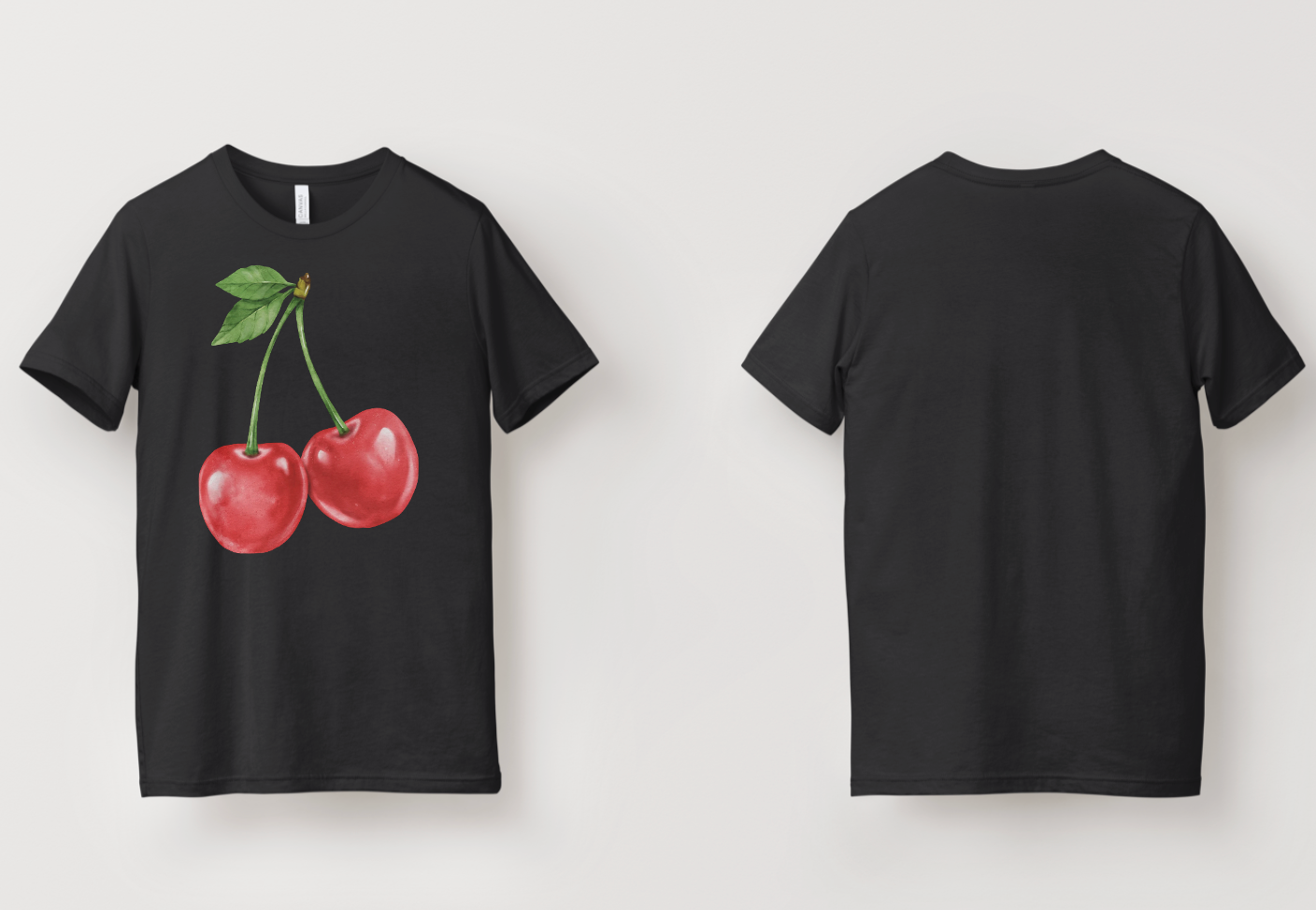 Sweet Cherry Graphic T-Shirt – Cute Red Fruit Aesthetic Tee