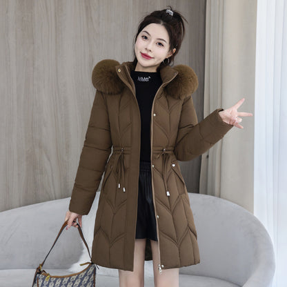 r Coat Mid-length Thickened Cotton Jacket