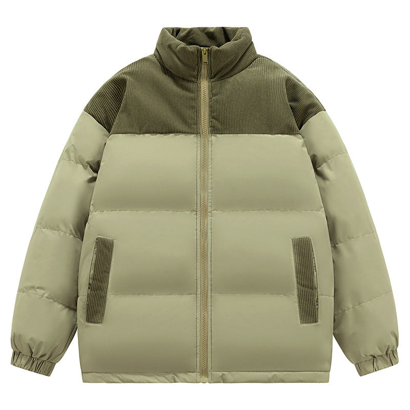 Winter Male New Cotton Clothing Thick Loose Hoodie Padded Coat