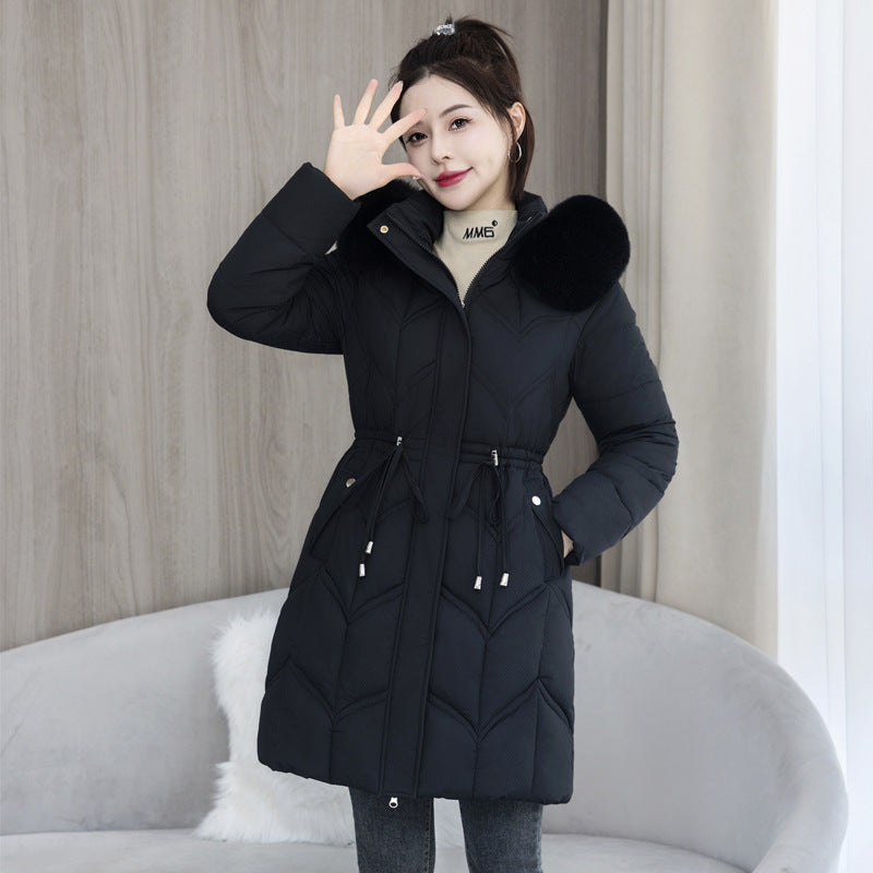 r Coat Mid-length Thickened Cotton Jacket