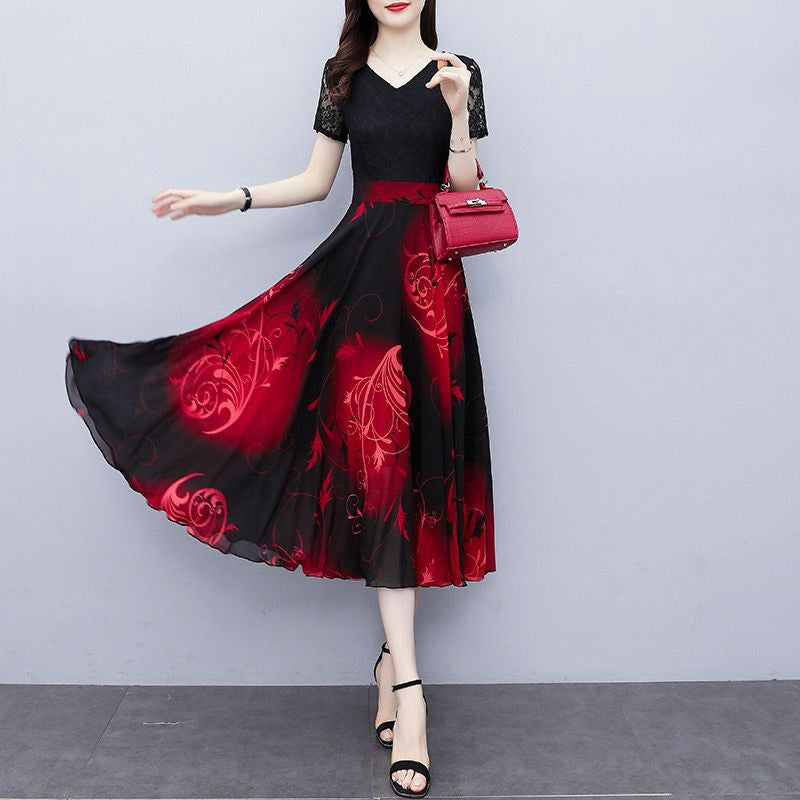 Women's Chiffon Slim Dress