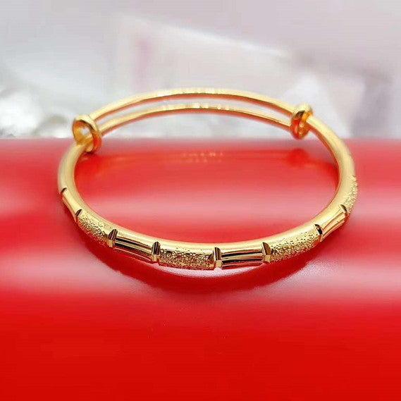 Hot Selling Vietnamese Sand Gold Star Round Belly Bracelet