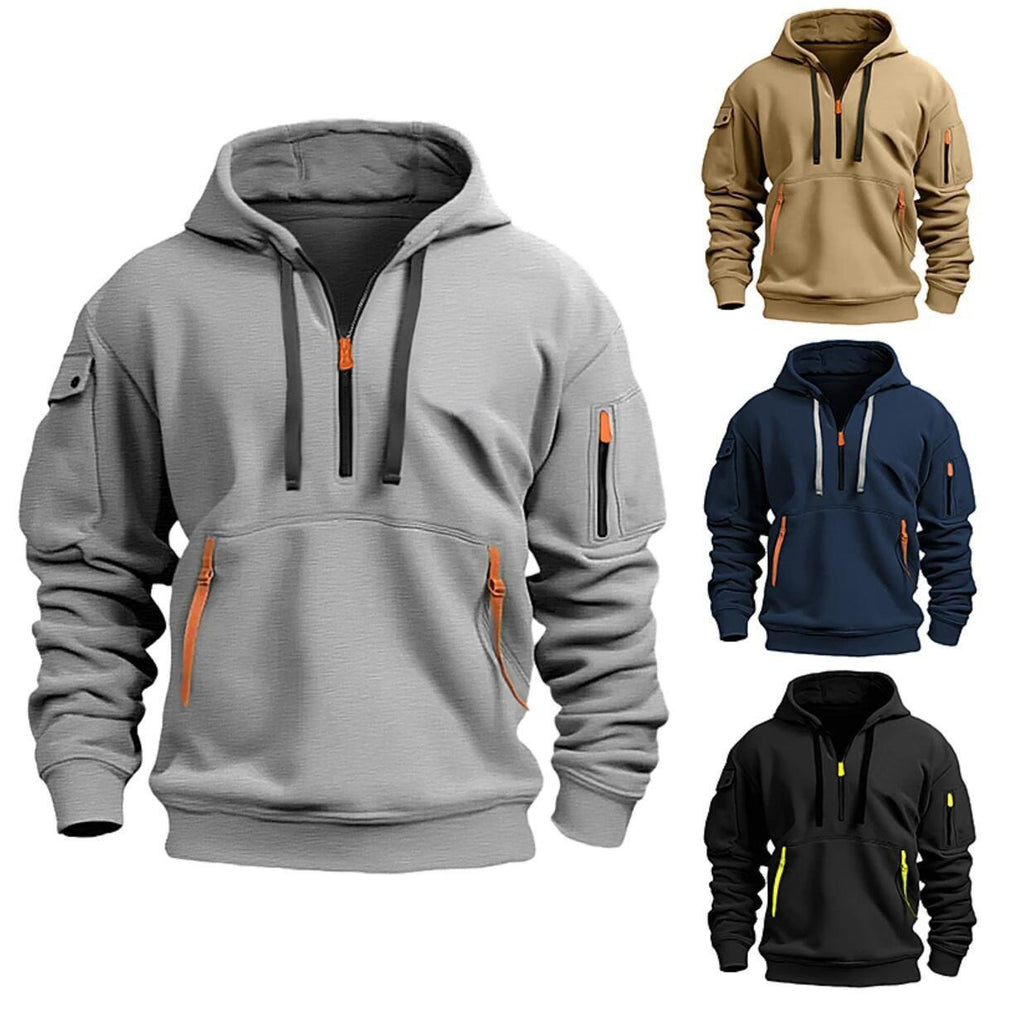 Shoulder Hooded Sweatshirt Men's Women's Plus Size Loose Pullover  Sweatshirt