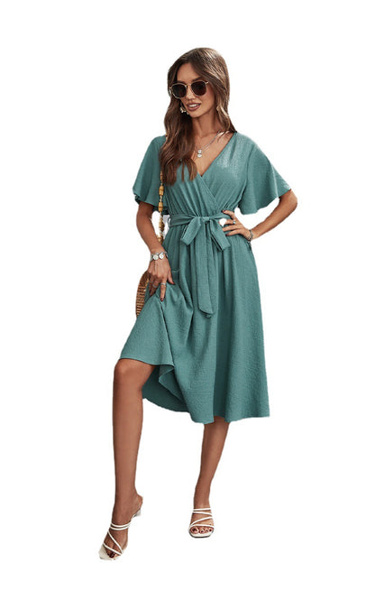 Women's Fashion Summer Waist Dress