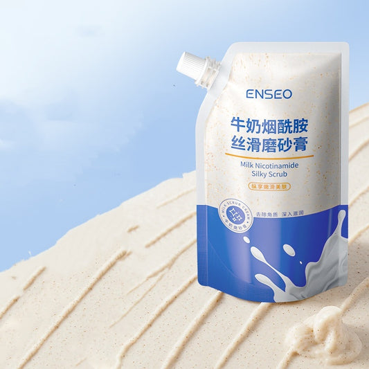 Milk Nicotinamide Facial Scrub Exfoliating Chicken Skin Nourishing Cleansing