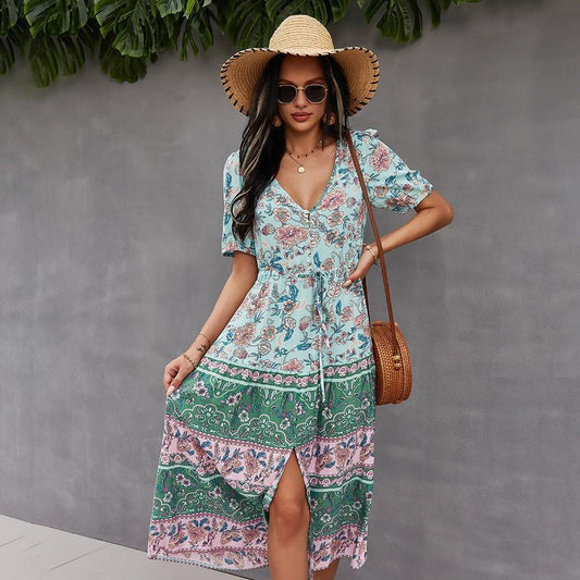 Summer New Product Women's Dress Holiday Style Dress