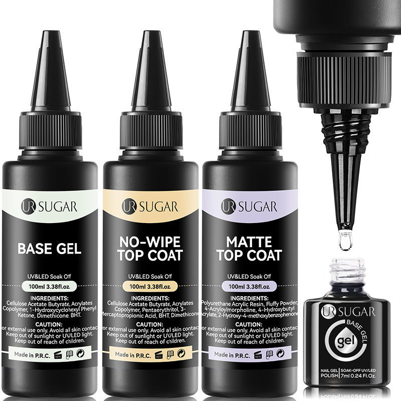 Large Bottle Bottom Rubber Seal Layers Polish Gel For Nail Beauty