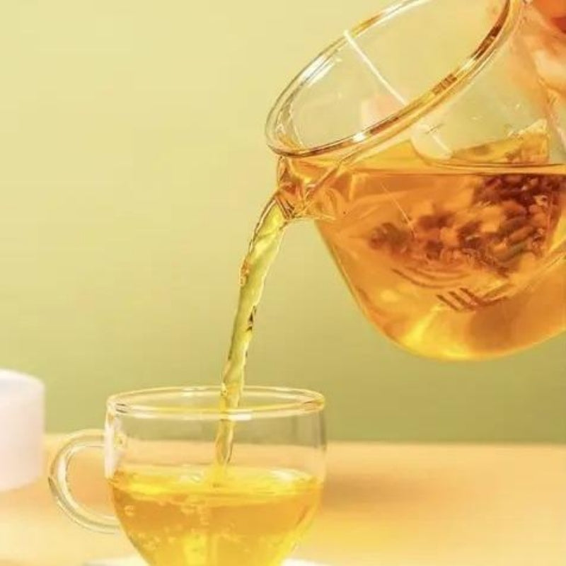 Winter Melon Lotus Leaf Tea 20 Bags- Oil-Removing And Fat-Reducing Tea. Contains Chrysanthemum, Winter Melon, Tangerine Peel, Cassia Seed, Hawthorn, Buckwheat, Double Red Rose, Lotus Leaf, And Lemo