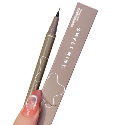 Sweet Mint Slim Eyeliner Waterproof And Sweatproof Long Lasting Non Smudge