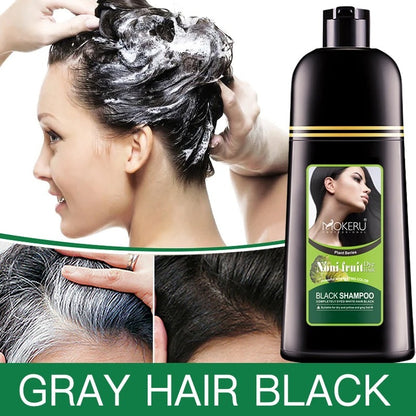 Organic Natural Fast Hair Dye Only 5 Minutes Noni Plant Black Hair Color Dye Shampoo