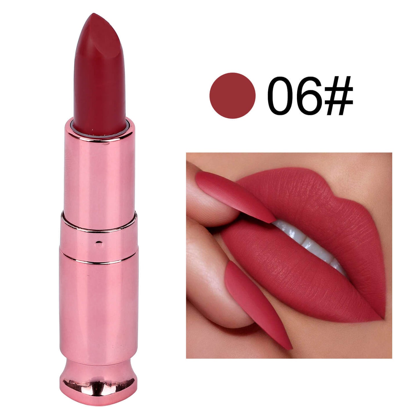 Color lipstick Matte No Stain On Cup Long Lasting