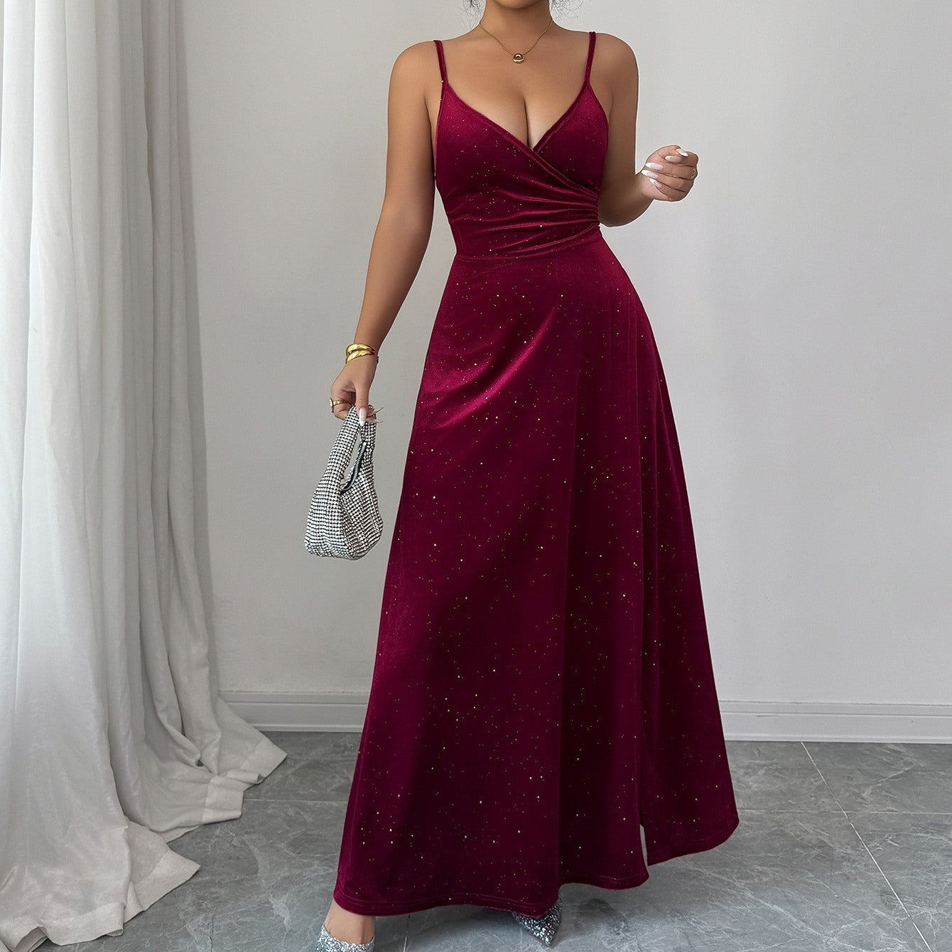 Elegant Strapless Dress For Women