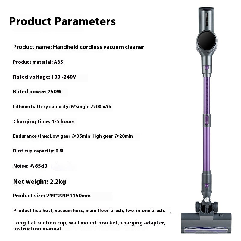 Vacuum Cleaner Handheld Strong High-power Desktop