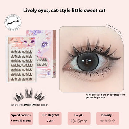 Glue-free Self-adhesive Eyelash False Eyelashes
