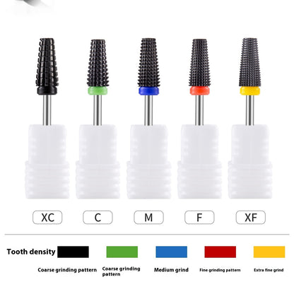 Black Ceramic Nail Polish Head For Removing Nails
