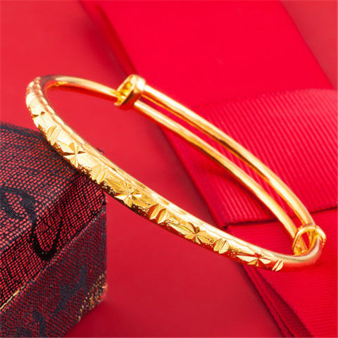 Hot Selling Vietnamese Sand Gold Star Round Belly Bracelet