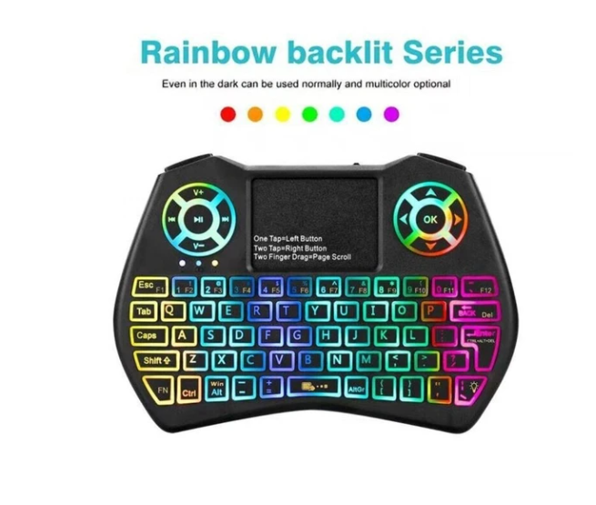 Mini Wireless Keyboard Flying Mouse Keyboard Supports Multi-language Keyboard