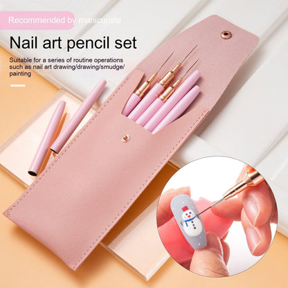 Manicure Brush Suit Flower Drawing Painted Line Drawing Pen