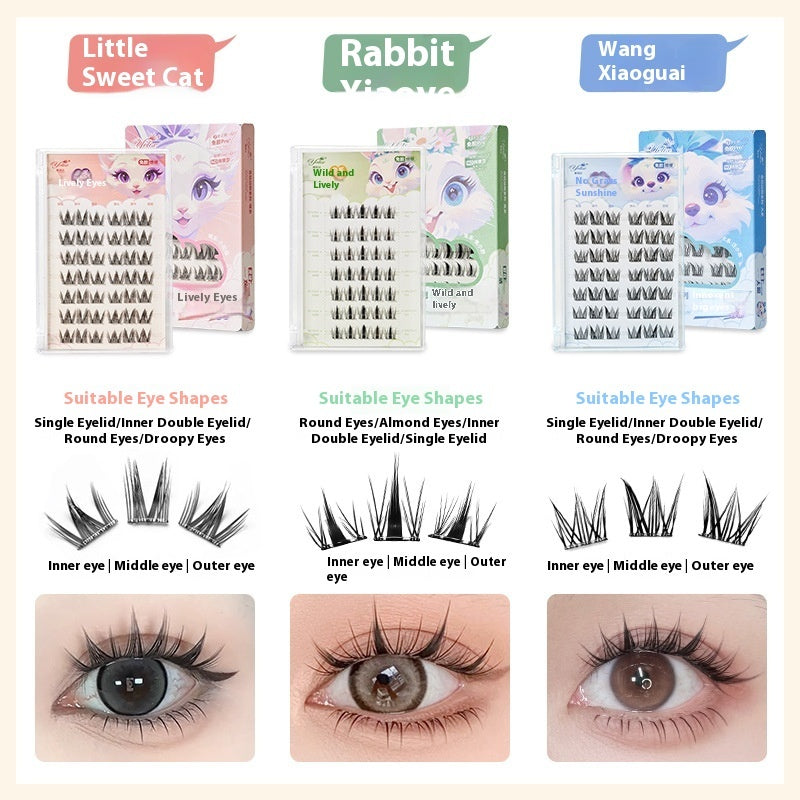 Glue-free Self-adhesive Eyelash False Eyelashes